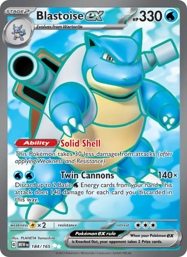 Blastoise ex