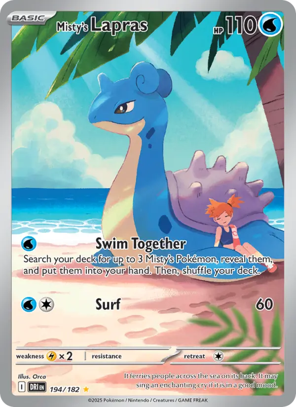 Misty's Lapras