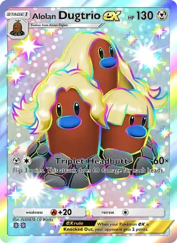 Alolan Dugtrio ex
